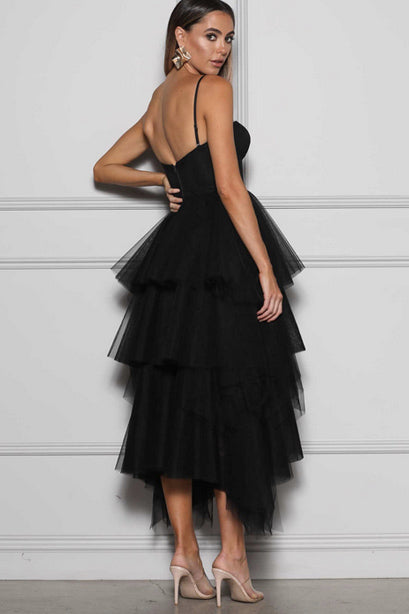 Maison Fairy Floss Tulle Dress in Black ...